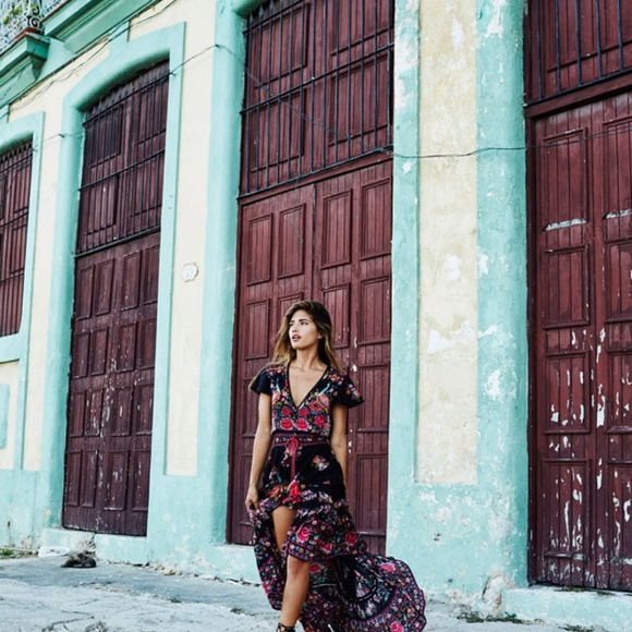 BEST SELLER 💎 Boho Maxi Floral Dress -HOST PICK- - Picture 5 of 8